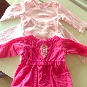 💕CHILD OF MINE BY CARTERS BABY GIRL BUNDLE